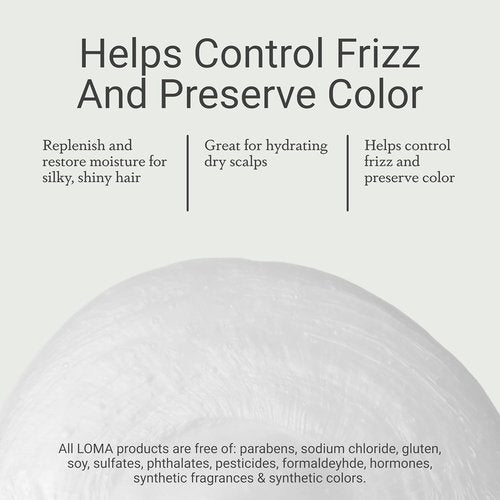 Loma Loma Moisturizing Shampoo - Hydrating Formula for Soft, Healthy Hair | 12 oz