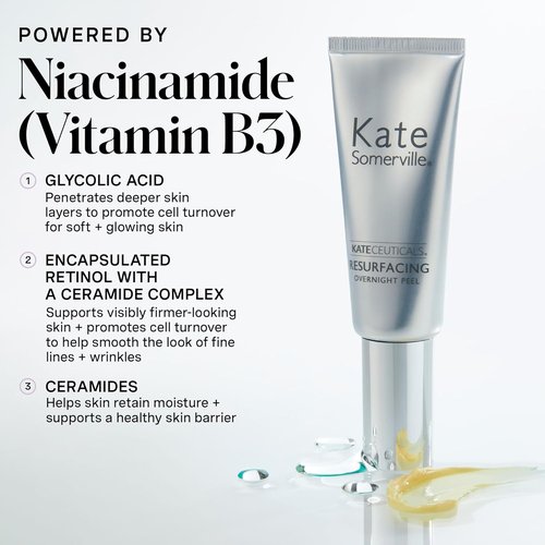 Kate Somerville KateCeuticals® Resurfacing Overnight Peel - Powerful Anti-Aging Face Treatment, 1 Fl Oz