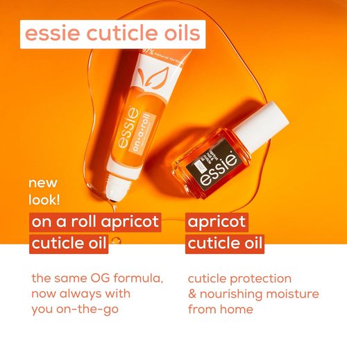 Essie Apricot Cuticle Oil | 8-Free Vegan Nail Treatment - Nourishing Formula, 0.46 fl oz