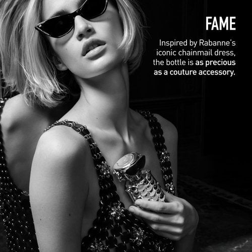 Rabanne Fame Eau de Parfum for Women - Luxurious Fruity Floral Perfume with Mango & Jasmine - 2.7 oz Refillable Spray