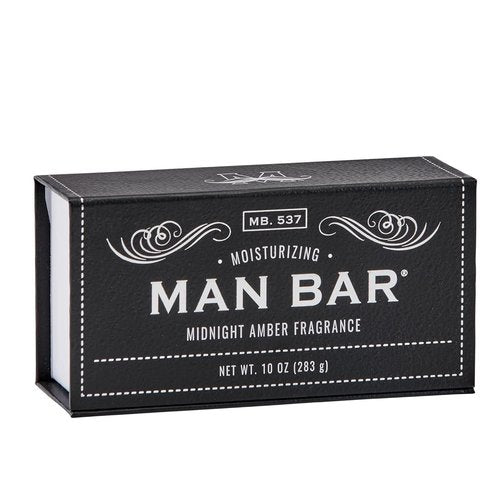 San Francisco Soap Company Midnight Amber Man Bar - Moisturizing & Chemical-Free - All Skin Types - Made in USA