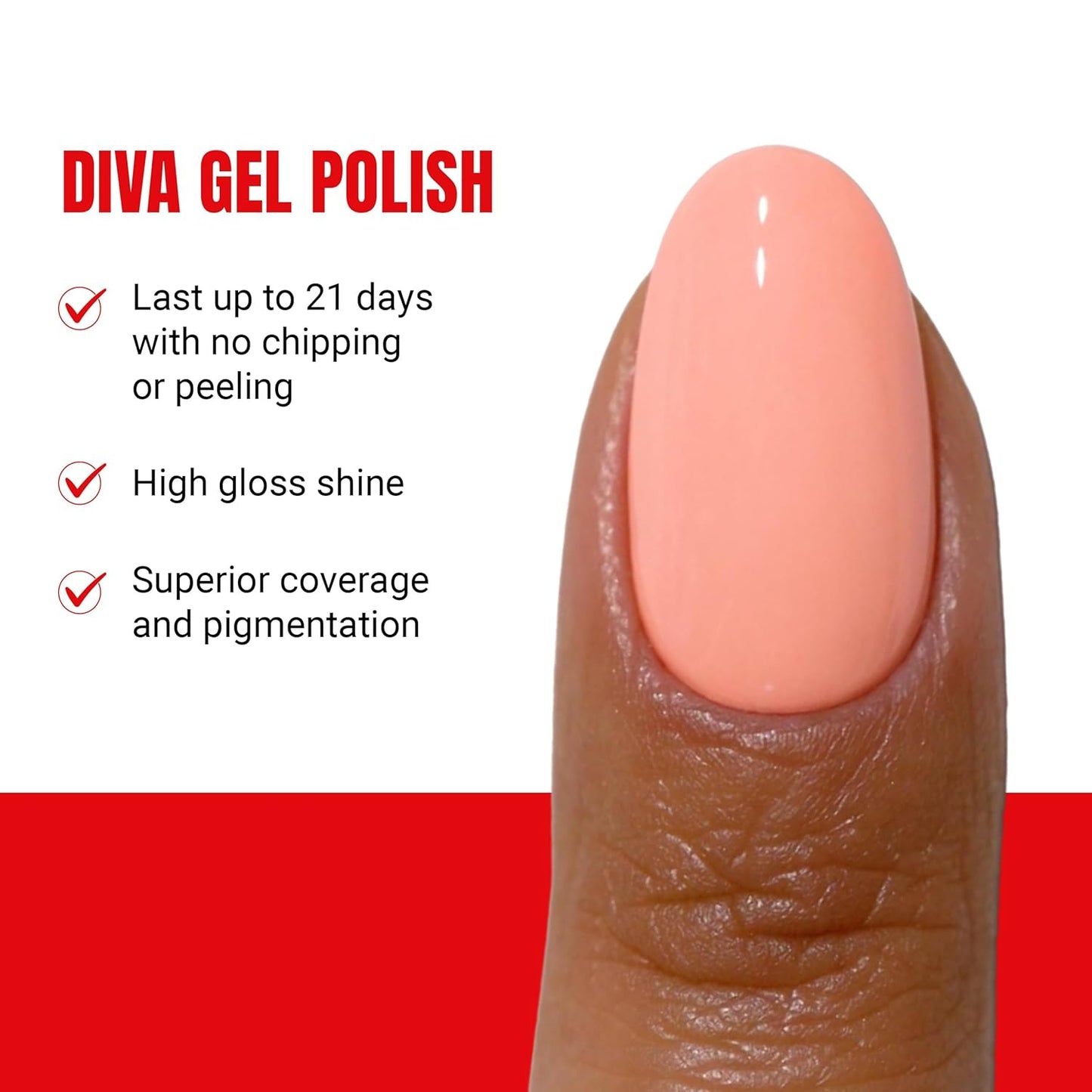 DND Gel Polish Set - Coquette Collection | UV/LED Gel & Air Dry Nail Lacquer Duo - 081 Pink Milkshake, 0.5 Fl Oz