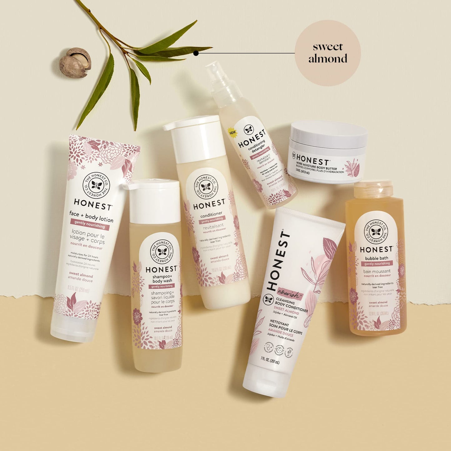 The Honest Company More Moisture Body Butter, Moisturizing Cream for Dry Skin, Vegan and Hypoallergenic Shea Nourishing Oils, 5 oz
