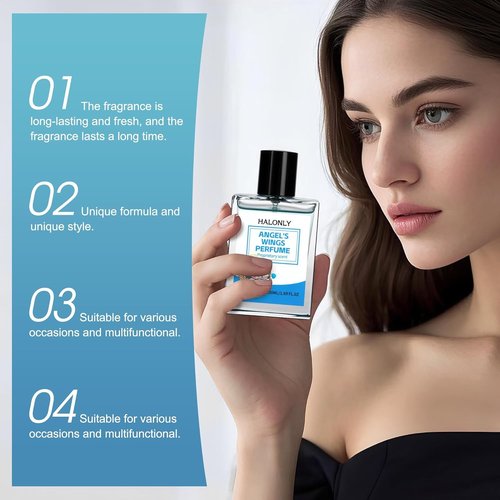 Halonly Lemon Lavender Citrus Perfume - Fresh Lemon Perfume with Lavender & Amber Base, Date Night Perfume Seductive, Office Safe Anxiety Relief Scent, Viral Sleep Fragrance, Mysterious Calm