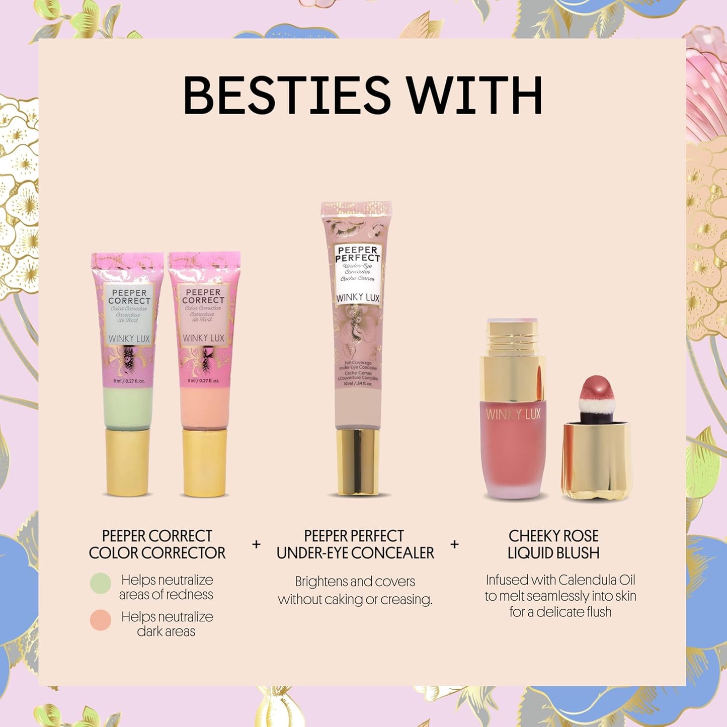 Winky Lux White Tea Tinted Moisturizer SPF 30 - Lightweight Sunscreen with Buildable Coverage, Medium Deep