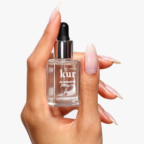 LONDONTOWN Accelerating Drying Oil - Quick Dry Polish Drops with Botanical Oils & Vitamin B5, 0.4 Fl Oz