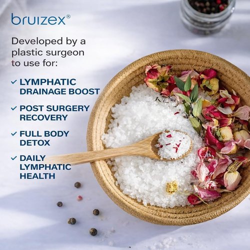 Bruizex Arnica Montana Bath Salts - Epsom Salt Soak for Lymphatic Drainage & Detox | 1 Lb for Pain Relief