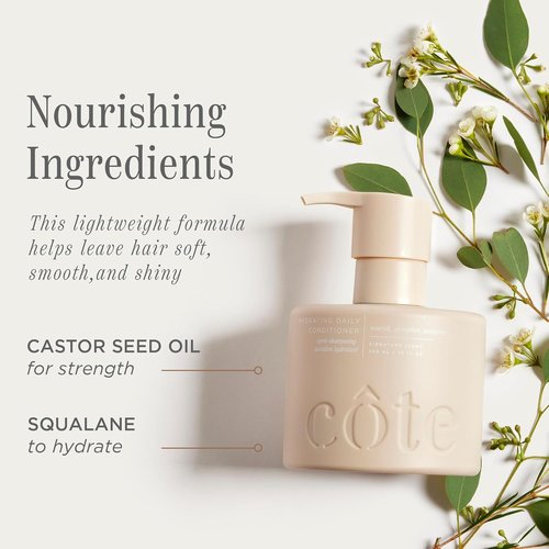 Cote Beauty Hydrating Conditioner - Effortless Detangling & Shine | Vegan, 10 Fl Oz, Omega 6 & 9 Enriched