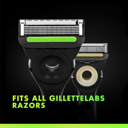 GilletteLabs Razor Blade Refills for Men - 12 Count for a Smooth, Comfortable Shave