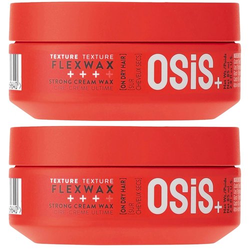 OSiS+ Flexwax - Ultra Strong Cream Wax for Creative Styling | Natural Shine Finish