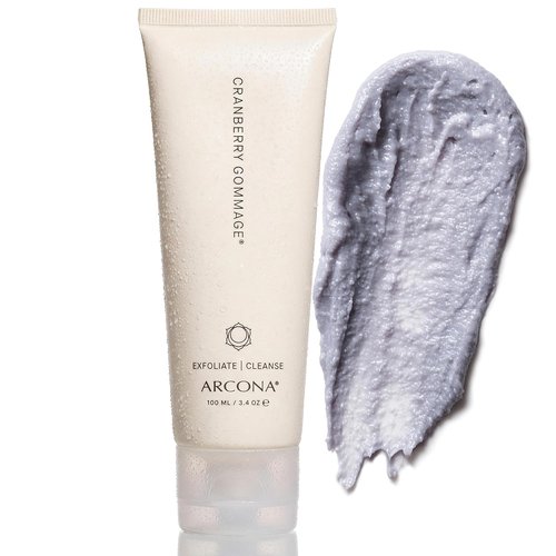 ARCONA Cranberry Gommage - Purifying Face Scrub to Exfoliate & Unclog Pores | Brighten & Resurface Skin - 3.4 oz