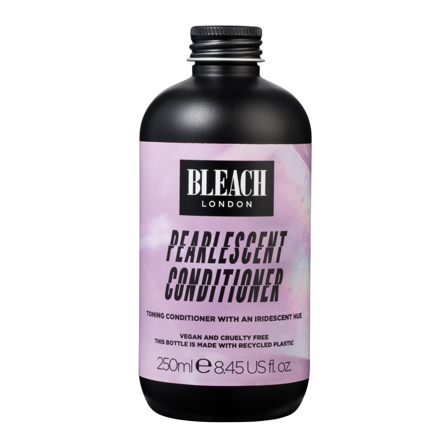 Bleach London Pearlescent Conditioner - Vegan & PETA-Approved - Iridescent Purple Toning Formula, for Blonde Hair, Fights Brassiness, Achieve a bright Blonde Tone - Paraben Free - (250 ml)