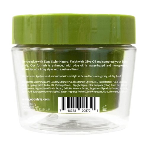 Ecoco Eco Styler Pomade - Natural Finish with Olive Oil for Strong Hold | 3 oz