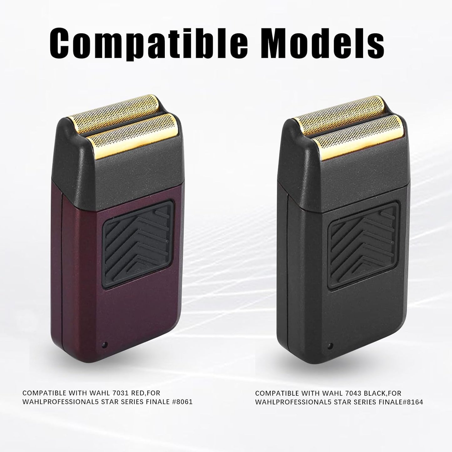 Wahl Shaver Foil Replacement - Super Close Replacement Foil Head for Models 07031-100 & 07043 | Black, 1 Pack