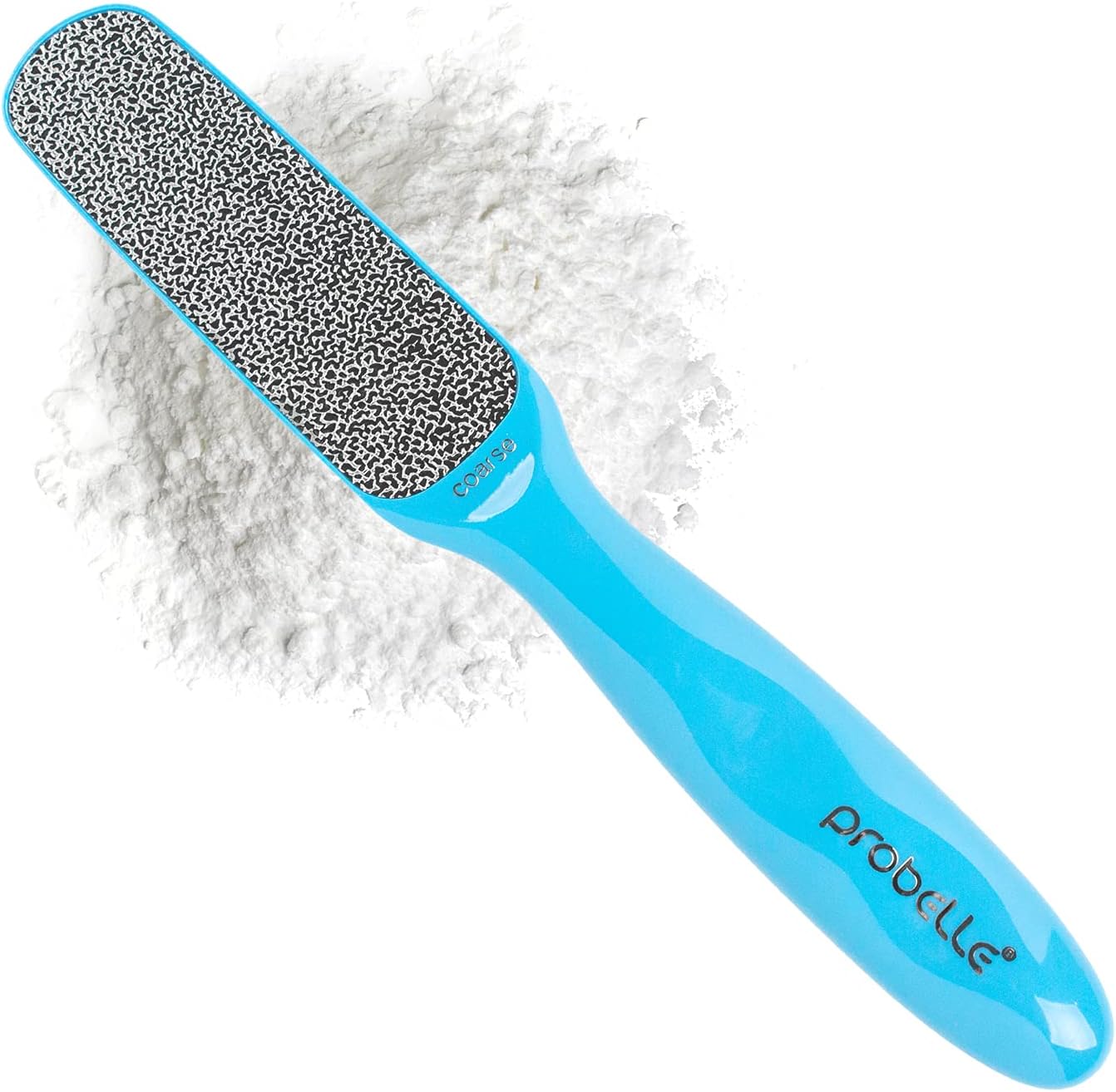 Probelle Double Sided Multidirectional Nickel Foot File Callus Remover - Immediately Reduces calluses and Corns to Powder for Instant Results, Safe Tool (Dark Grey)