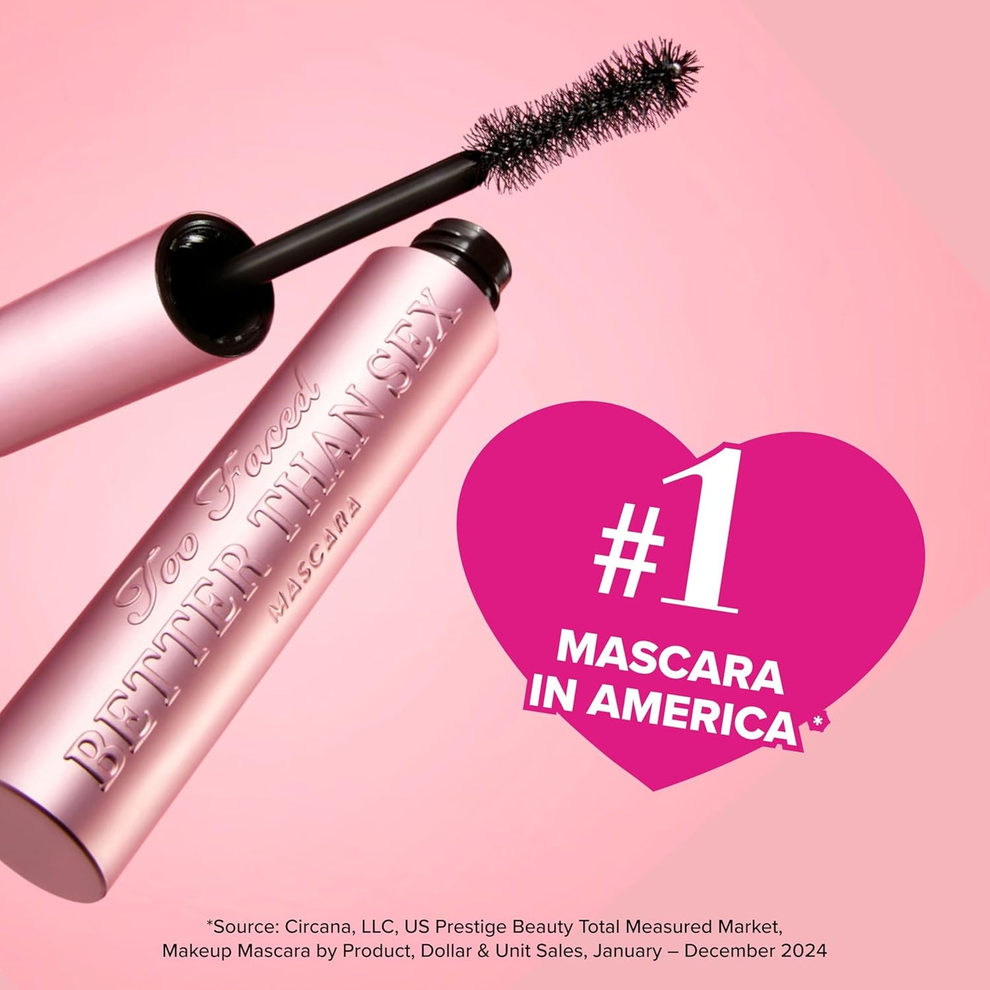 Too Faced Better Than Sex Mascara - Volumizing Formula for Dramatic Length | 0.27 Fl Oz, Black