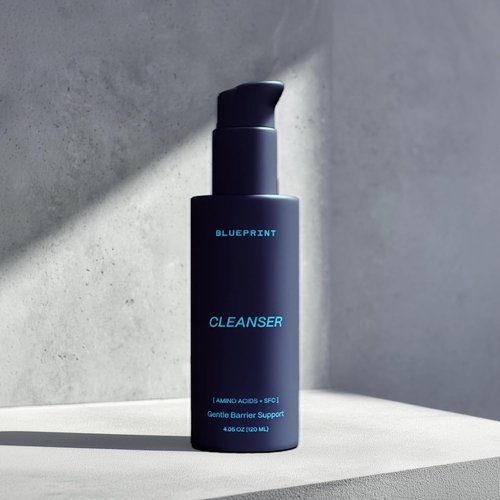 Blueprint Bryan Johnson Gentle Facial Cleanser - Age-Defying Gel with SFC & Hyaluronic Acid for Hydrated Skin - Vegan & Fragrance-Free