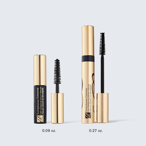 Estée Lauder Sumptuous Extreme Lash Multiplying Volume and Length Mascara | 01 Extreme Black, Travel Size, 0.09 Fl Oz