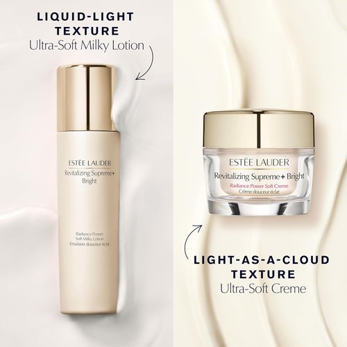 Estée Lauder Revitalizing Supreme+ Bright Radiance Power Cream - Moisturizer with Vitamin C | 1.7 Ounce for Dull Skin