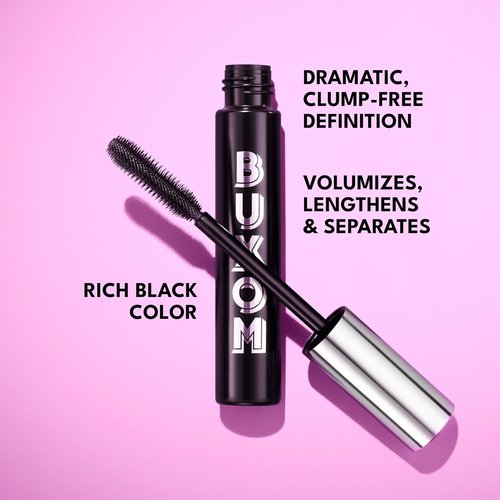 BUXOM Lash Volumizing Mascara - Up to 3X Volume & Lengthening Formula | Cruelty-Free, Black