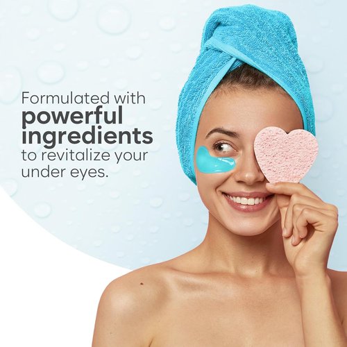 AURAE Hyaluronic Acid Under Eye Patches - Hydrating Eye Mask for Dark Circles & Puffiness | 30 Pairs
