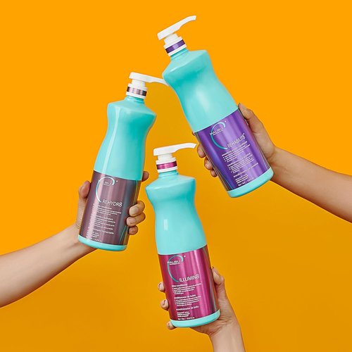 Malibu C REHABILIT8 Smoothing Protein Conditioner - Hydrating Formula to Replenish Hair Protein & Prevent Breakage - 12 oz
