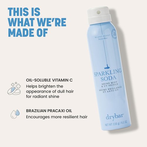 Drybar Sparkling Soda Finishing Spray - Ultra-Fine Mist for Added Shine | Perfect for All Hair Types