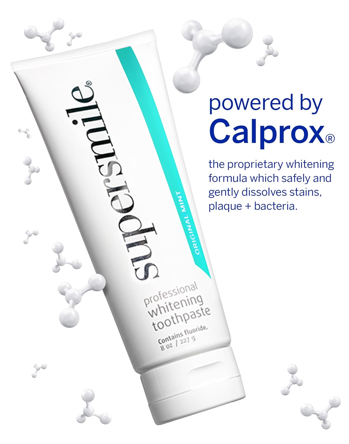 Supersmile Whitening Kit - Original Mint Flavor for Bright, White Teeth | Complete Oral Care Set