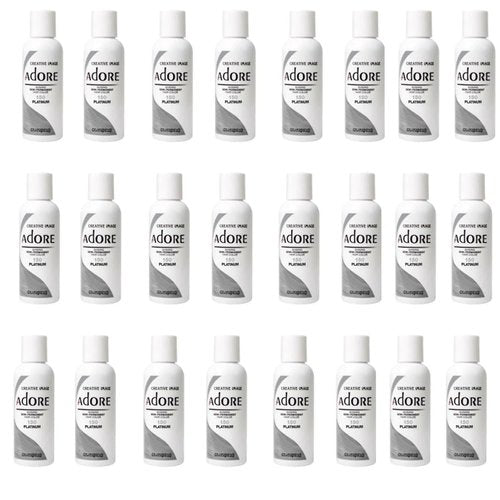 Adore Semi-Permanent Hair Color - Vegan & Cruelty-Free Dye - 4 Fl Oz - 155 Titanium