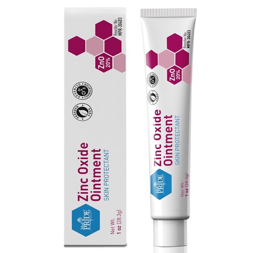 MED PRIDE Zinc Oxide Ointment 20% - High-Potency Skin Protectant for Diaper Rash & Wound Healing | 1oz