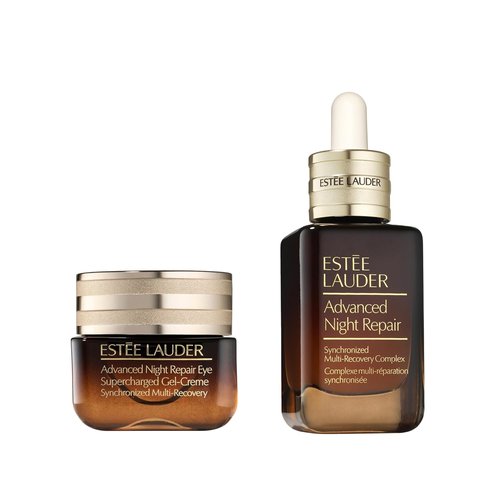 Estée Lauder Advanced Night Repair Set - Hydrating Serum & Eye Gel-Creme Duo with Hyaluronic Acid & Peptides