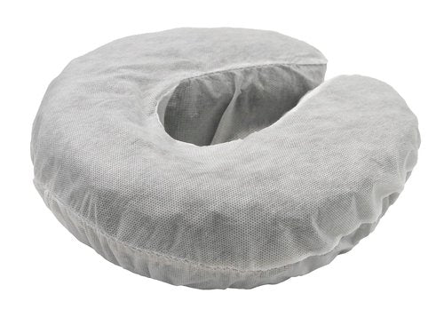 LIFESOFT Disposable Fitted Face Cradle Covers Silky Massage Headrest Covers Box of 100