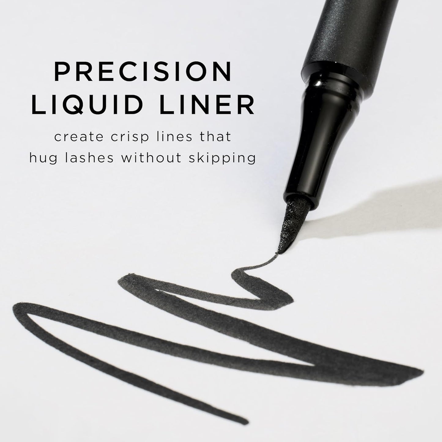 Tarte Sex Kitten Liquid Liner - Waterproof Eyeliner Pen with Castor Oil for Bold, Nourished Lashes | Full Size, Black