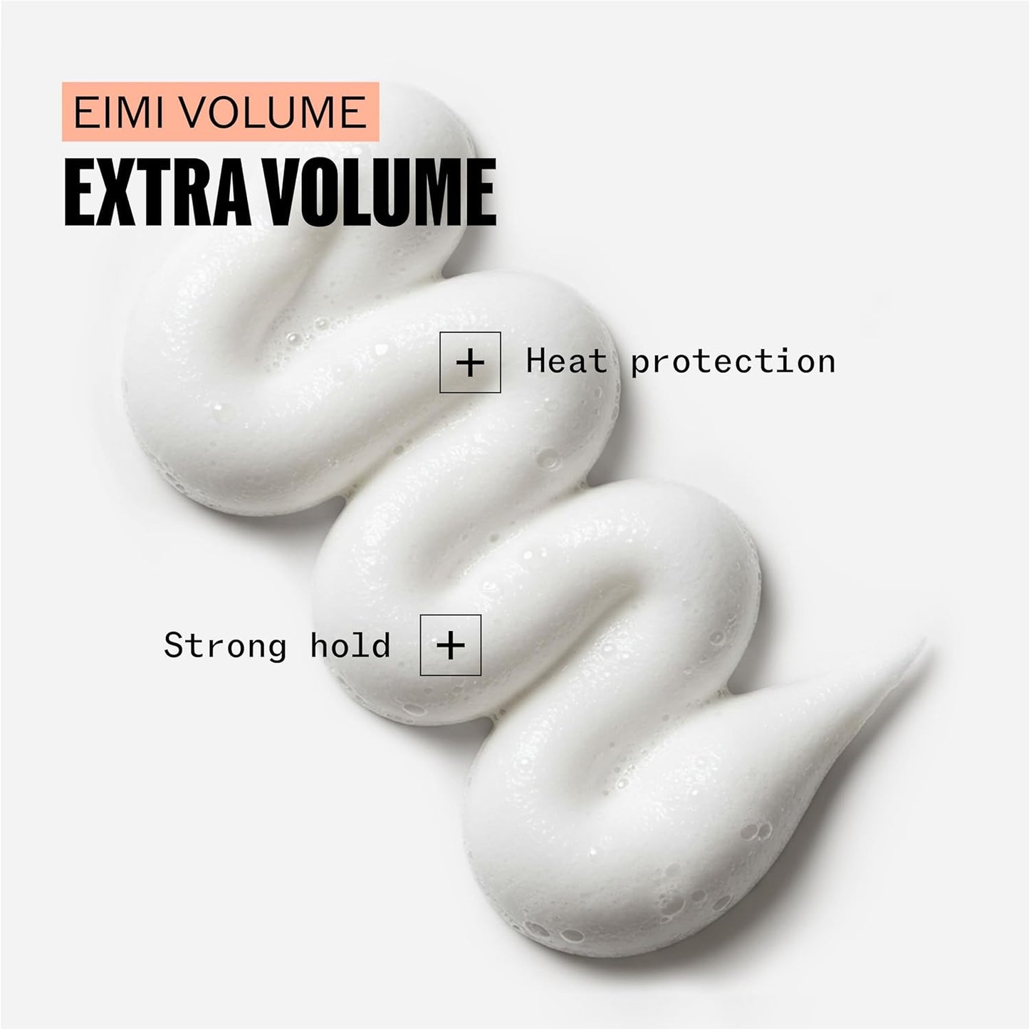 Wella Professionals EIMI Extra Volume Mousse - Strong Hold Volumizing Hair Styling | Adds Volume & Body | 10.1 Oz