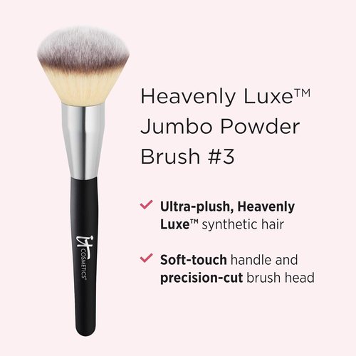 It Cosmetics Jumbo Powder Brush - Luxurious Soft Bristles for Flawless Application