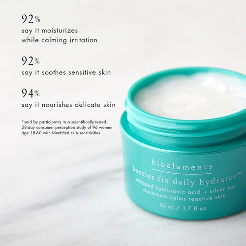Bioelements Barrier Fix Daily Hydrator | Clinical Face Moisturizer for Sensitive Skin - 1.7 fl oz - Vegan & Gluten Free