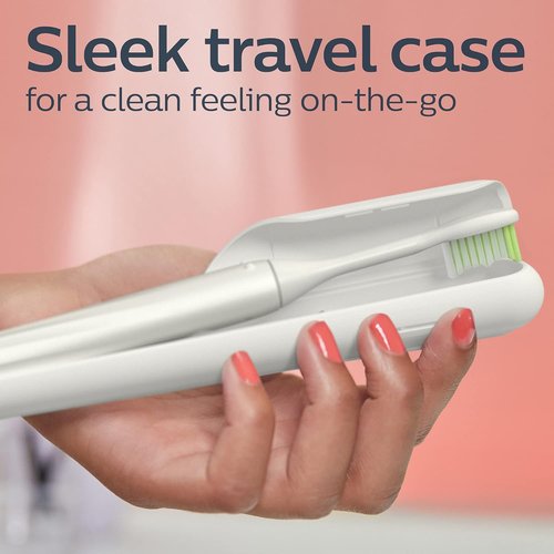 Philips Sonicare Rechargeable Toothbrush - One by Sonicare | Snow Color, Advanced Cleaning