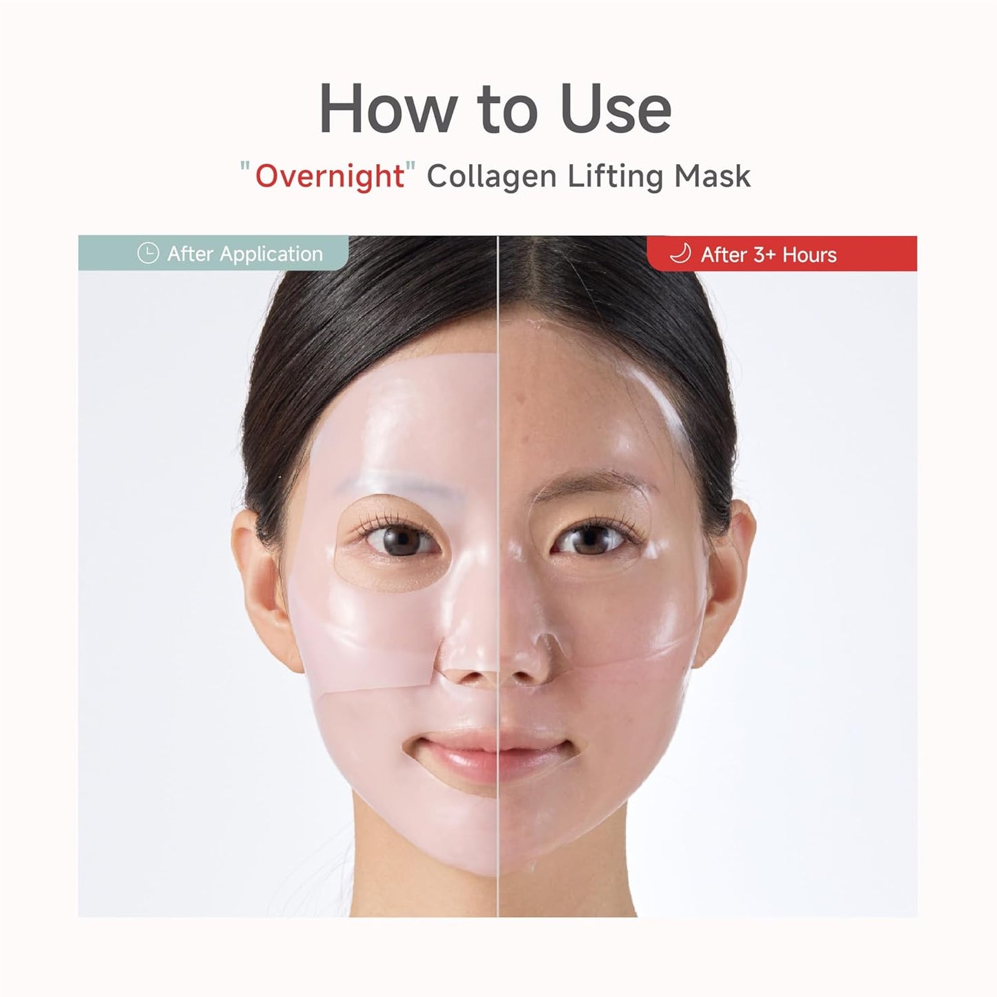 Skiennix CDL Low Molecular Collagen Face Lifting Mask - Deep Hydrating & Firming Hydrogel for Glowing Skin (10 Sheets)