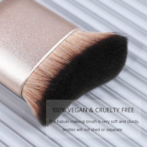 GOERTI Self Tanner Brush - Flawless Body Makeup Applicator for Tanning & Bronzing | Kabuki Brush for Face & Body