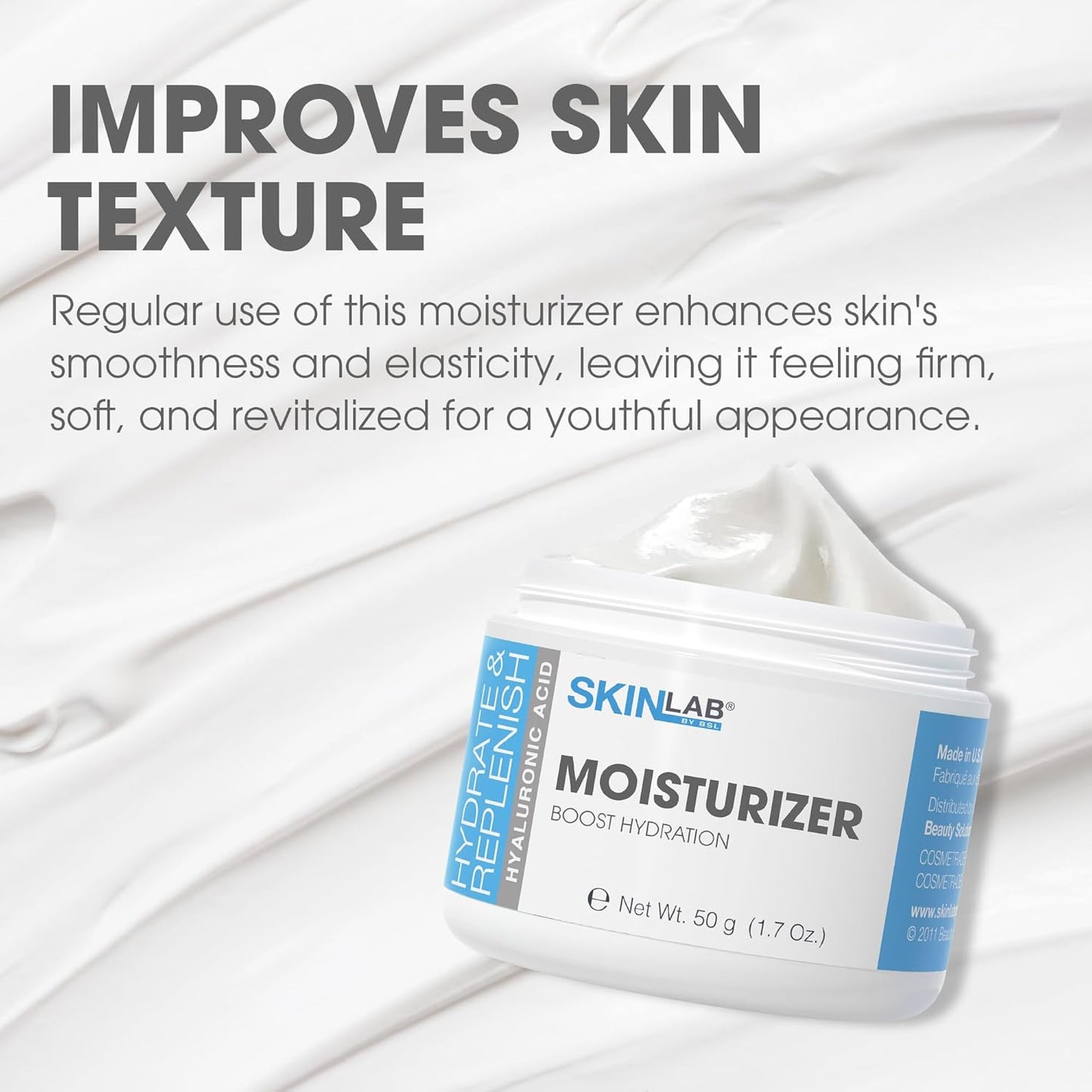SKIN LAB Hydrate & Replenish Hydra Moisturizer - Daily Hydrating Cream for Dry, Sensitive Skin | 1.7 oz