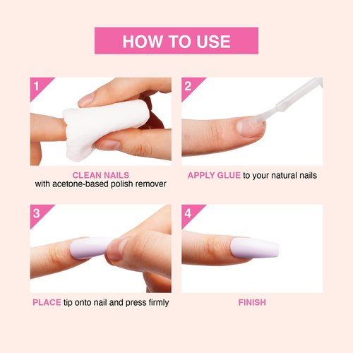 Goldfinger Brush-On Nail Glue, Effortless Easy Application with Strong, Fast-Setting Liquid Adhesive, Hassle-Free, Durable Ultra Hold for Perfect Nail Bonding 1pc