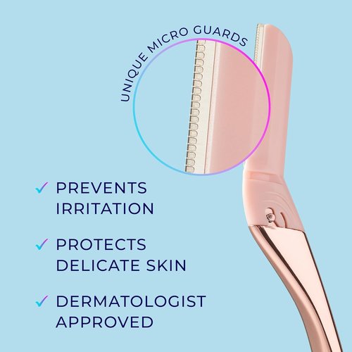 Schick Hydro Silk Dermaplaning Wand - Women's Face Dermaplaning Tool with 6 Refill Blades