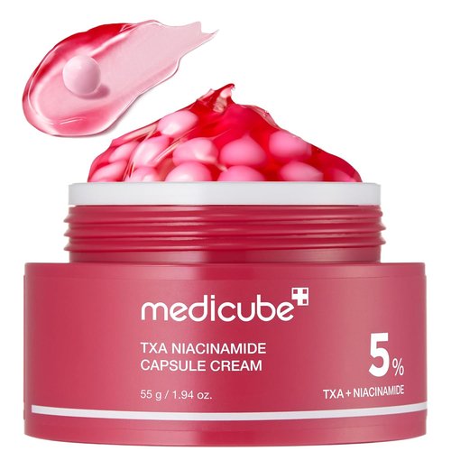 Medicube Capsule Cream - TXA & Niacinamide Dual Radiance Moisturizer | 99% Pure Tranexamic Acid | 1.94 oz