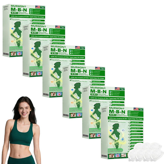 MURWON M-B-N 10-In-1 Nano Fusion Metabolic Patch, 2026 New Professional Moringa Patches, MURWON Patch for Men and Women, Natural Patches for All Skin Types (3boxes)