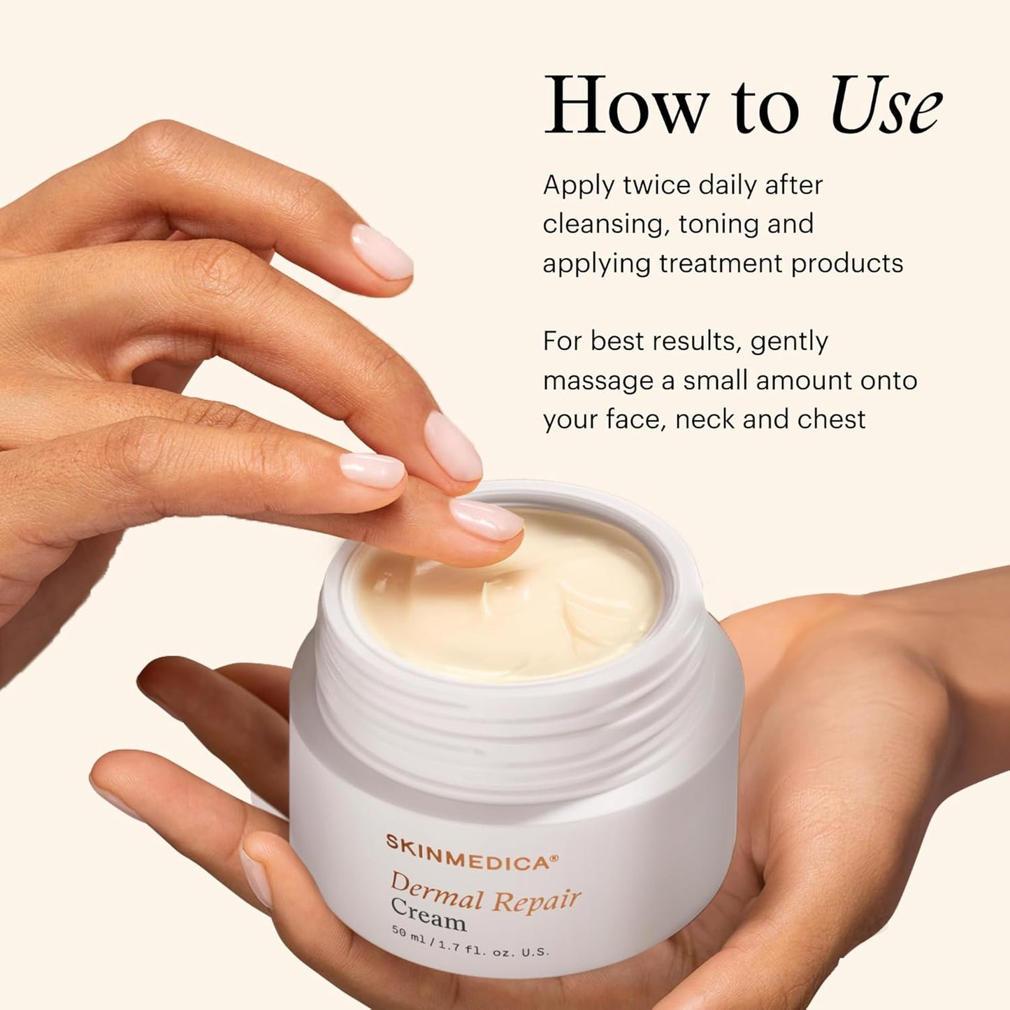 SkinMedica Dermal Repair Cream - Ultra-Rich Hydrating Face Moisturizer with Antioxidants | Vitamin C & E Infused