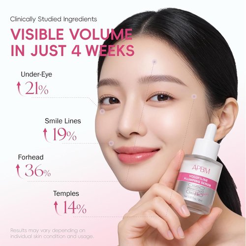 APBM Volufiline Plumping Serum - 5% Volufiline, 3% Niacinamide & 1% Multi-Peptide | Fuller, Radiant Skin | 1.01 fl oz
