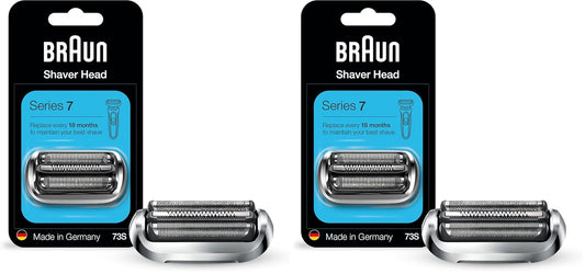 Braun Series 7 Electric Shaver Replacement Head - Compatible with 7020s, 7025s, 7085cc | Pack of 2