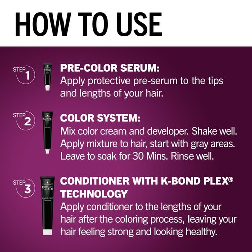 Schwarzkopf Keratin Color Permanent Hair Color, 5.88 Deep Red, 1 Application - Professionally Inspired Permanent Hair Dye, for up to 80% Less Breakage vs Untreated Hair and up to 100% Gray Coverage