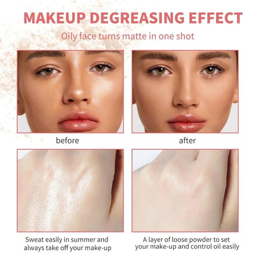 MAEPEOR Matte Setting Loose Powder - Smooth & Lightweight Face Powder for Brightening | 8 Colors, 03 Soleil