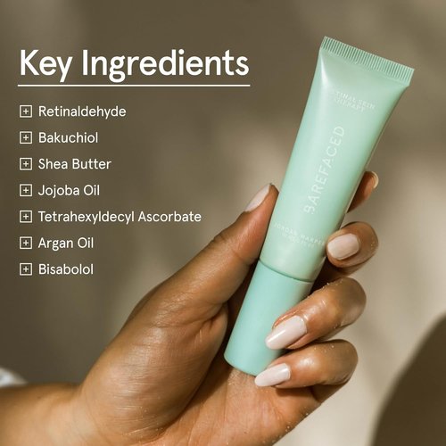 Barefaced Retinal Skin Therapy Serum 30ml - Firming Retinaldehyde & Bakuchiol for Youthful Skin